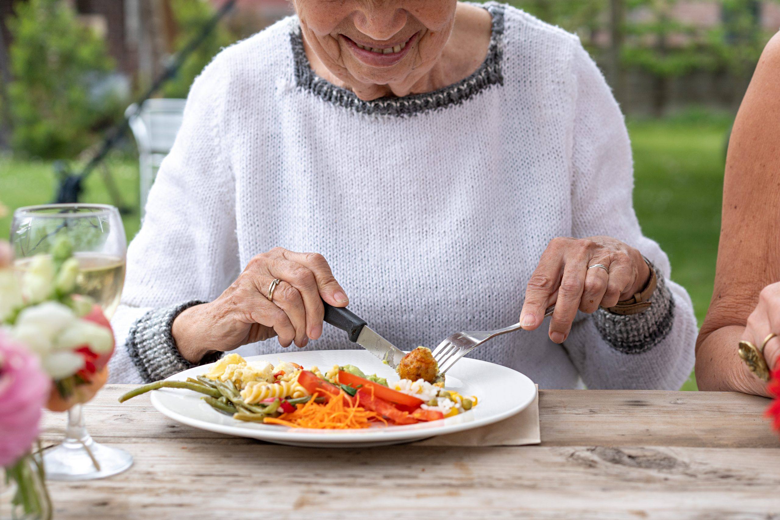 Repas pour personnes âgées